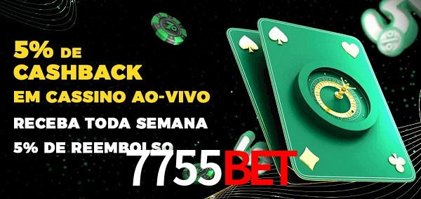 Promoções do cassino ao Vivo 7755bet